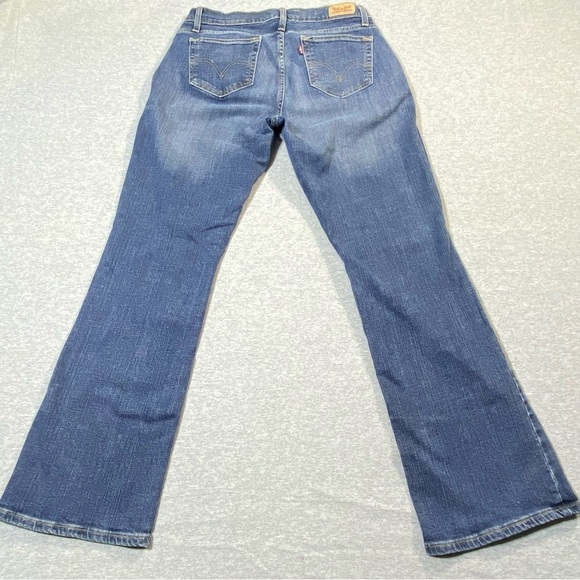 Levis 529 Jeans Women's 12M Blue Curvy Bootcut Western Mid Rise Stretch Denim - Picture 6 of 16